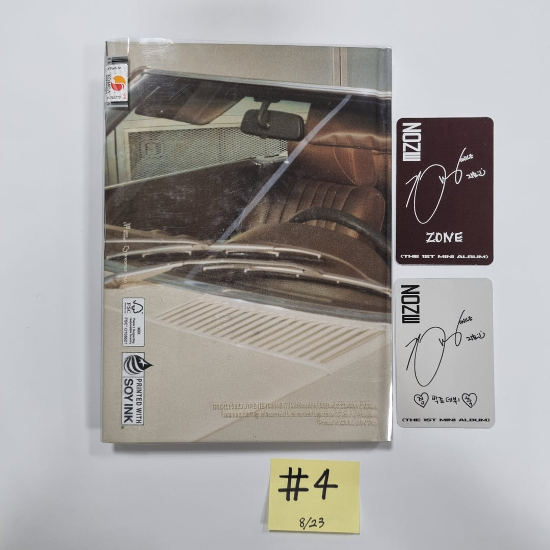Jihyo (of Twice) 1st Mini "ZONE" - Hand Autographed(Signed) Promo Album [23.08.23] - HALLYUSUPERSTORE