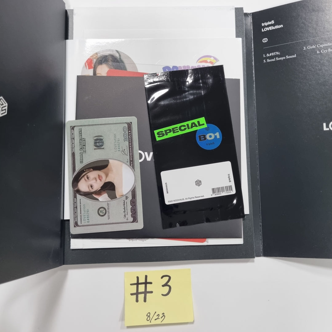 TripleS "LOVElution : MUHAN" - Hand Autographed(Signed) Promo Album [23.08.23] - HALLYUSUPERSTORE