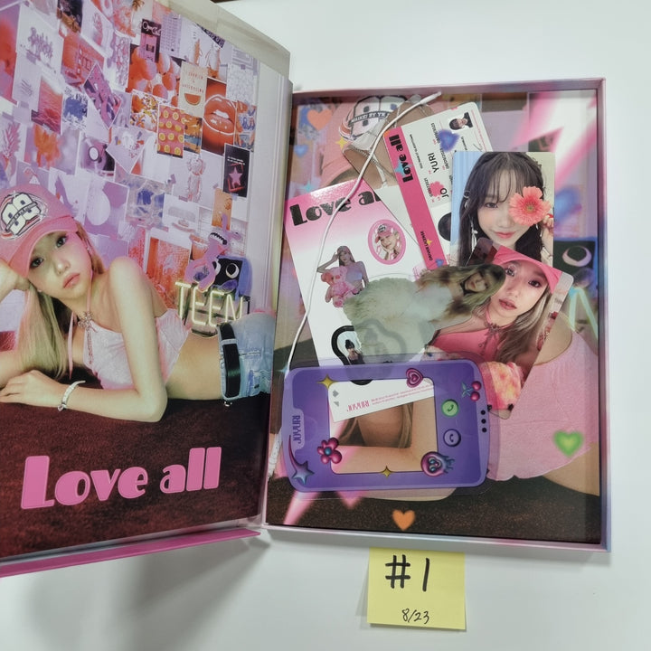 JO YURI "Love All" - Hand Autographed(Signed) Promo Album [23.08.23] - HALLYUSUPERSTORE