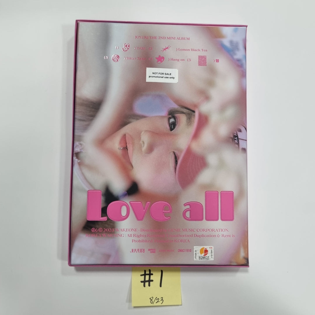 JO YURI "Love All" - Hand Autographed(Signed) Promo Album [23.08.23] - HALLYUSUPERSTORE