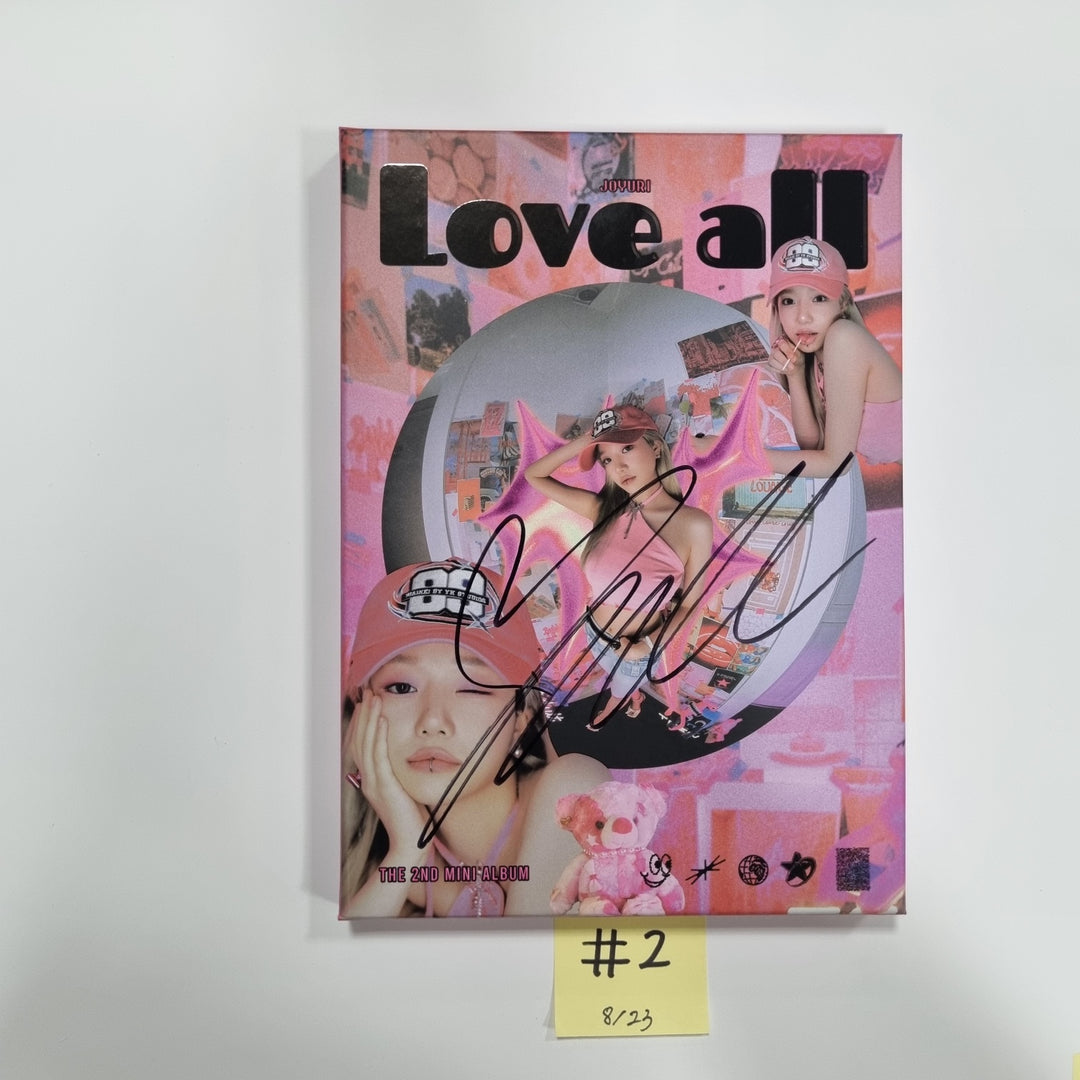 JO YURI "Love All" - Hand Autographed(Signed) Promo Album [23.08.23] - HALLYUSUPERSTORE