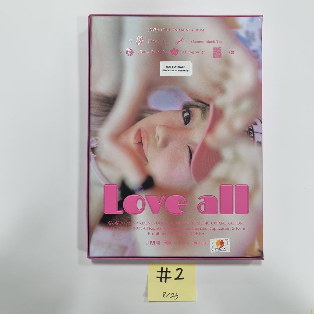JO YURI "Love All" - Hand Autographed(Signed) Promo Album [23.08.23] - HALLYUSUPERSTORE