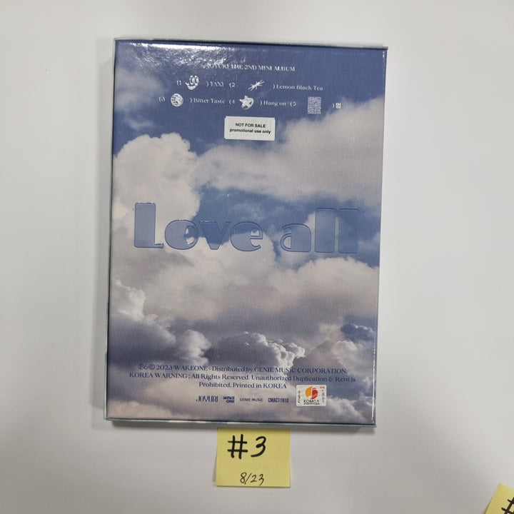 JO YURI "Love All" - Hand Autographed(Signed) Promo Album [23.08.23] - HALLYUSUPERSTORE