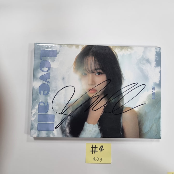 JO YURI "Love All" - Hand Autographed(Signed) Promo Album [23.08.23] - HALLYUSUPERSTORE