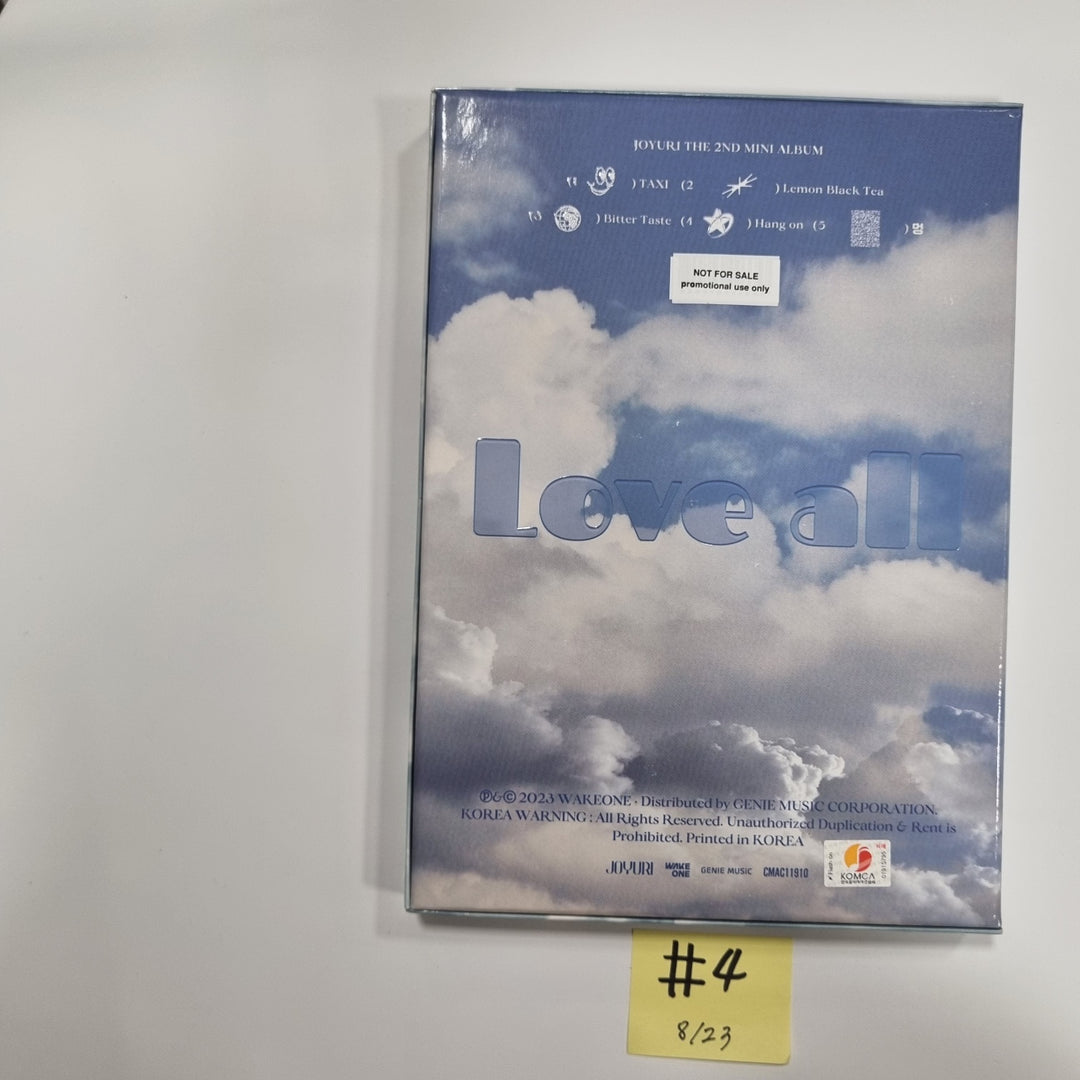 JO YURI "Love All" - Hand Autographed(Signed) Promo Album [23.08.23] - HALLYUSUPERSTORE