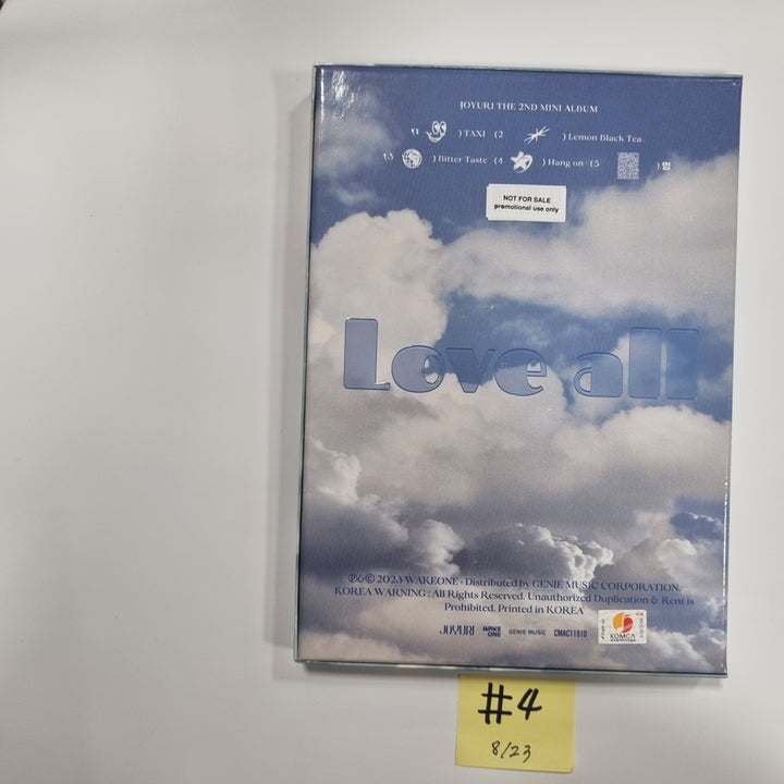 JO YURI "Love All" - Hand Autographed(Signed) Promo Album [23.08.23] - HALLYUSUPERSTORE