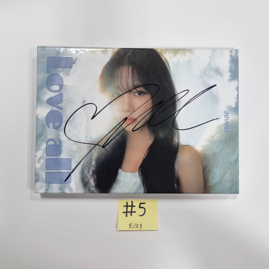 JO YURI "Love All" - Hand Autographed(Signed) Promo Album [23.08.23] - HALLYUSUPERSTORE