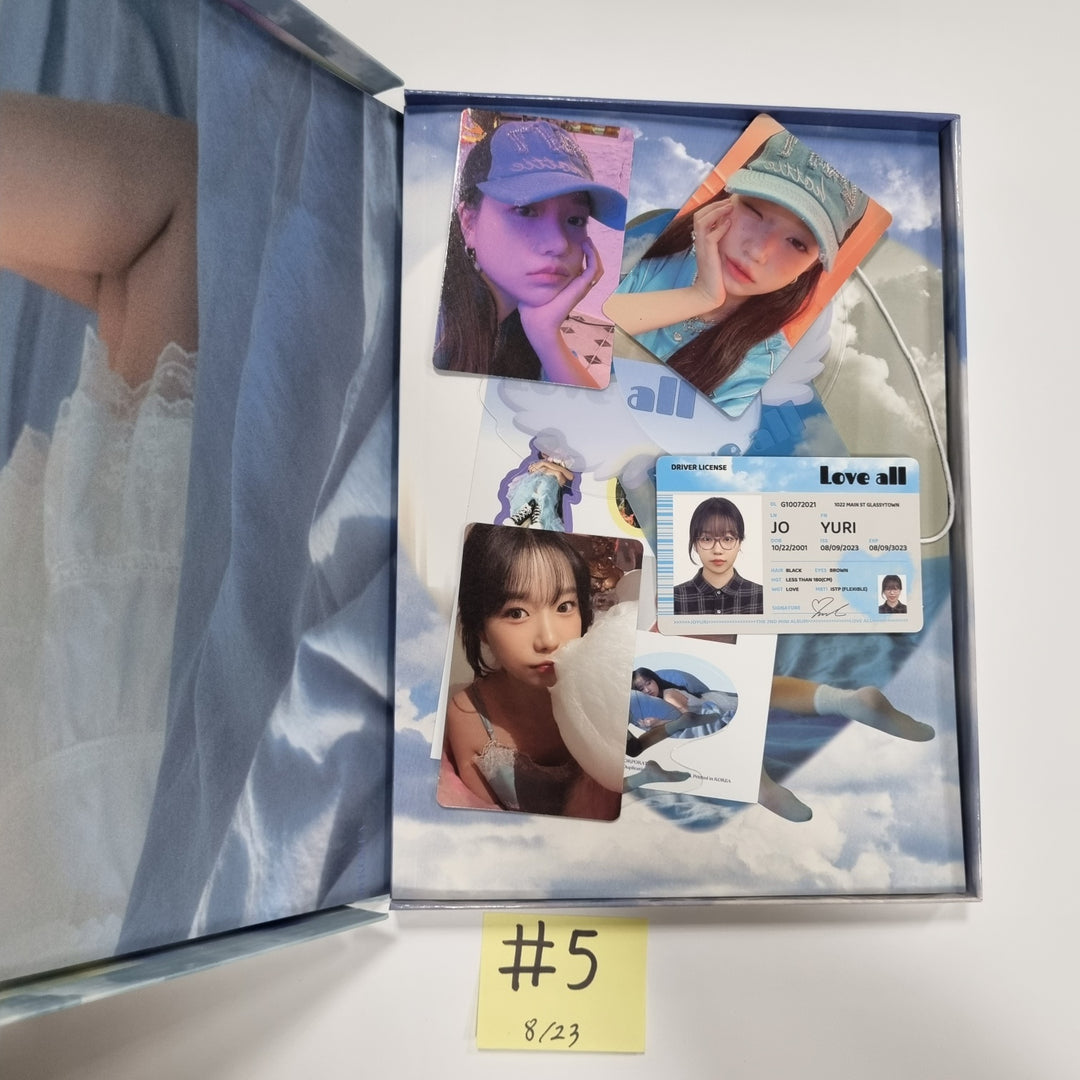 JO YURI "Love All" - Hand Autographed(Signed) Promo Album [23.08.23] - HALLYUSUPERSTORE