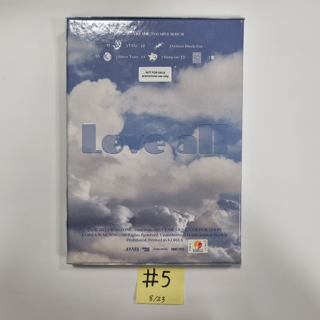 JO YURI "Love All" - Hand Autographed(Signed) Promo Album [23.08.23] - HALLYUSUPERSTORE