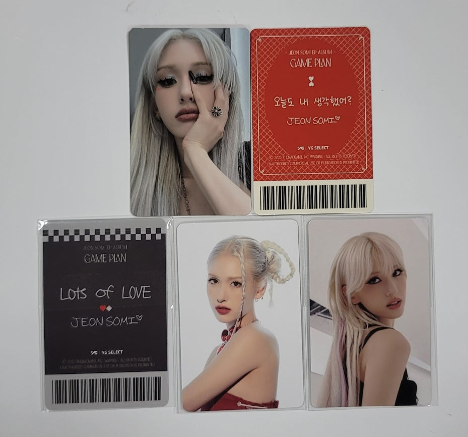 JEON SOMI "GAME PLAN" - YG Select Pre-Order Benefit Photocard (2) [23.08.22] - HALLYUSUPERSTORE