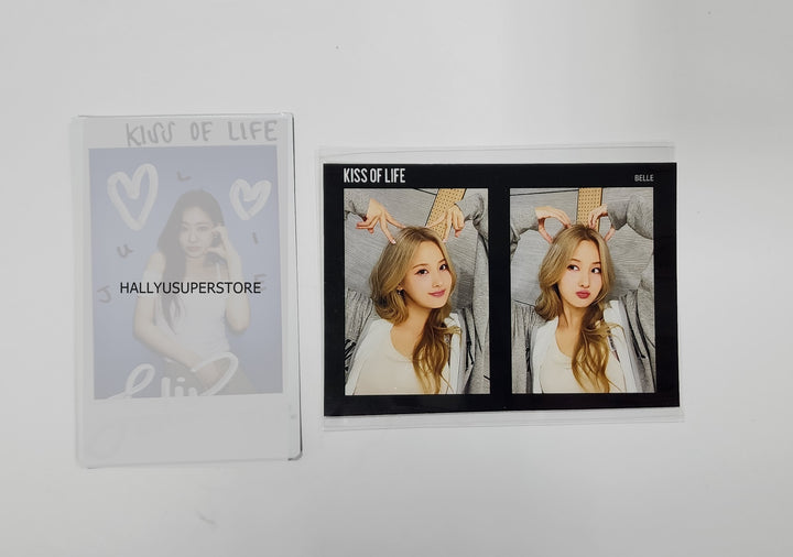 KISS OF LIFE"KISS OF LIFE" - Hand Autographed(Signed) Polaroid, 2 Cut Photo [23.08.23] - HALLYUSUPERSTORE