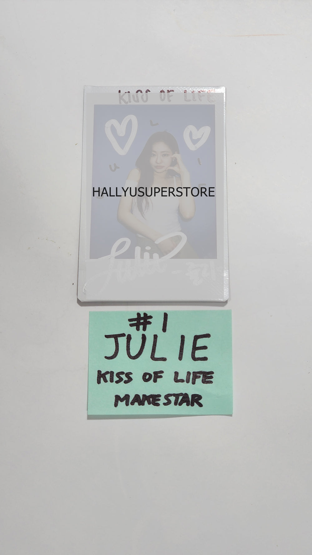 KISS OF LIFE"KISS OF LIFE" - Hand Autographed(Signed) Polaroid, 2 Cut Photo [23.08.23] - HALLYUSUPERSTORE