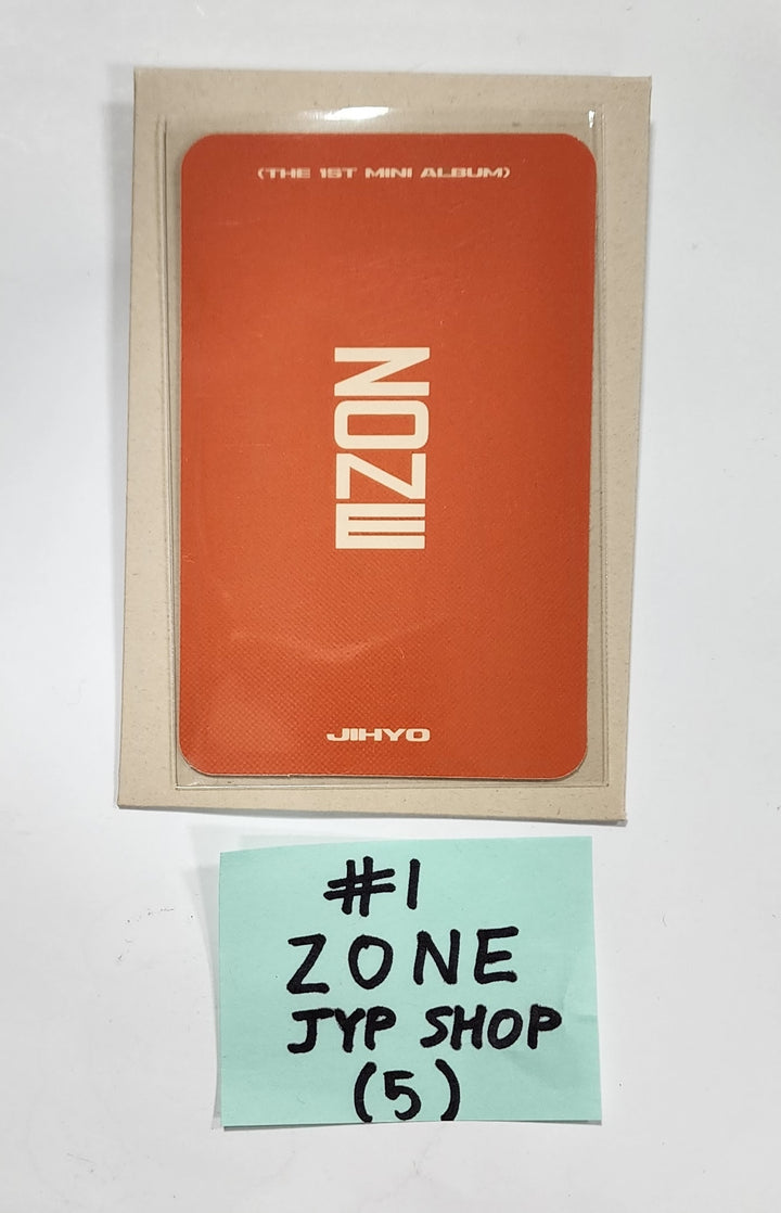 JIHYO "ZONE" 1st Mini Album -  JYP Shop Pre-Order Benefit Photocard [Digipack Ver.] [23.08.23] - HALLYUSUPERSTORE