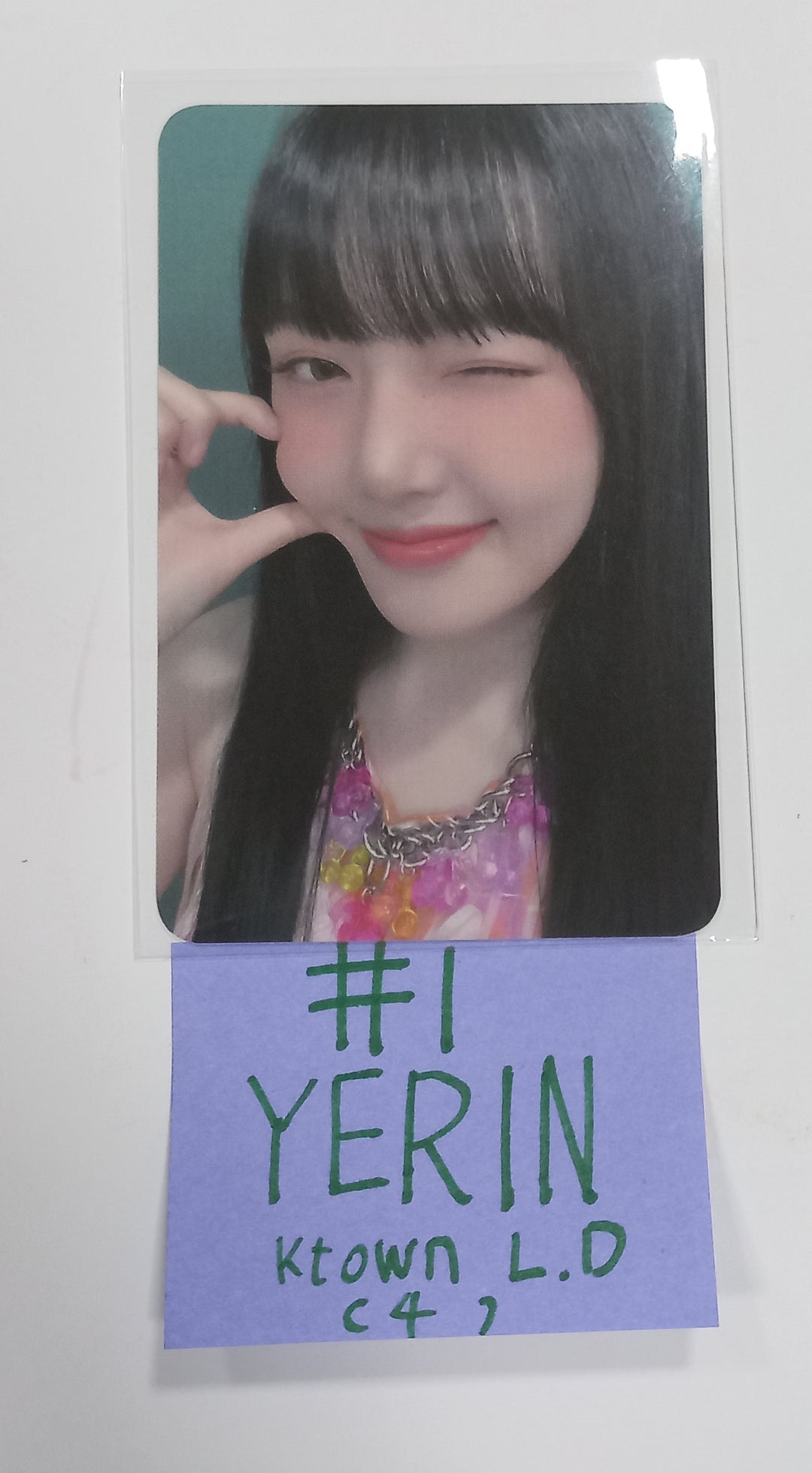 YERIN "Ready, Set, LOVE" - Ktown4U Lucky Draw Event Photocard, Drink Event Photocard [23.08.24] - HALLYUSUPERSTORE