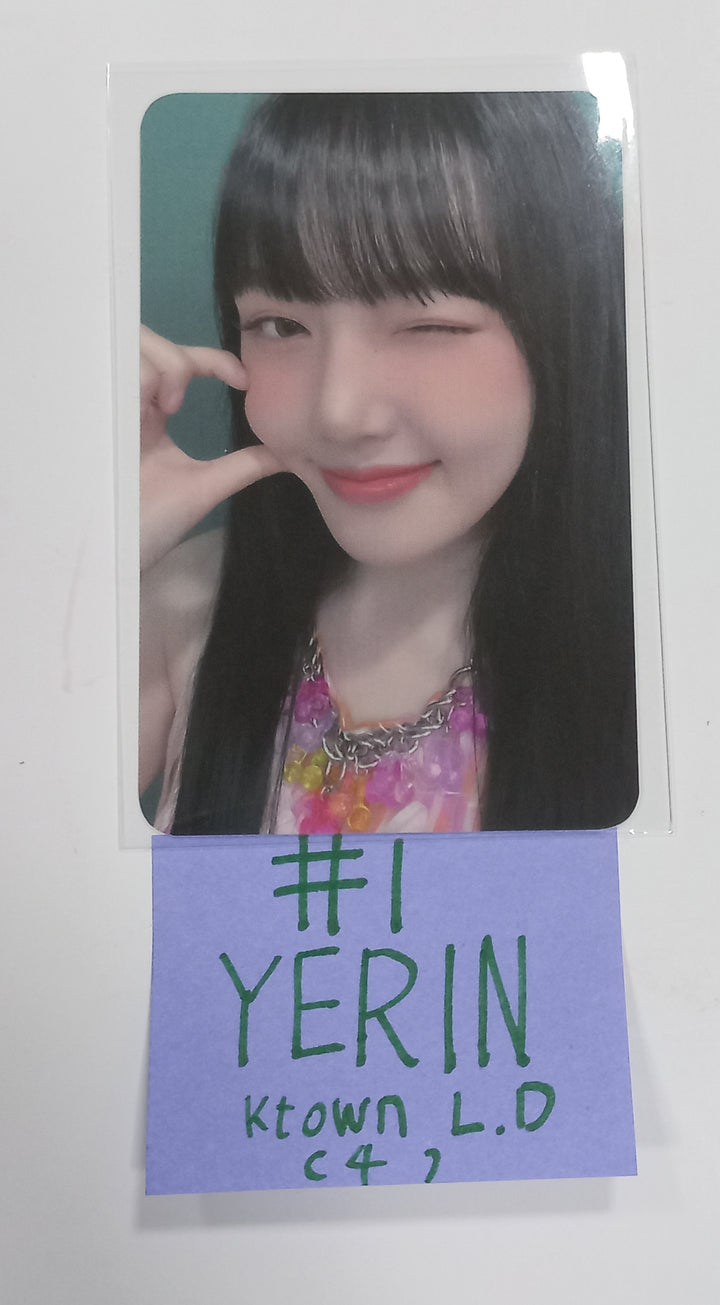 YERIN "Ready, Set, LOVE" - Ktown4U Lucky Draw Event Photocard, Drink Event Photocard [23.08.24] - HALLYUSUPERSTORE