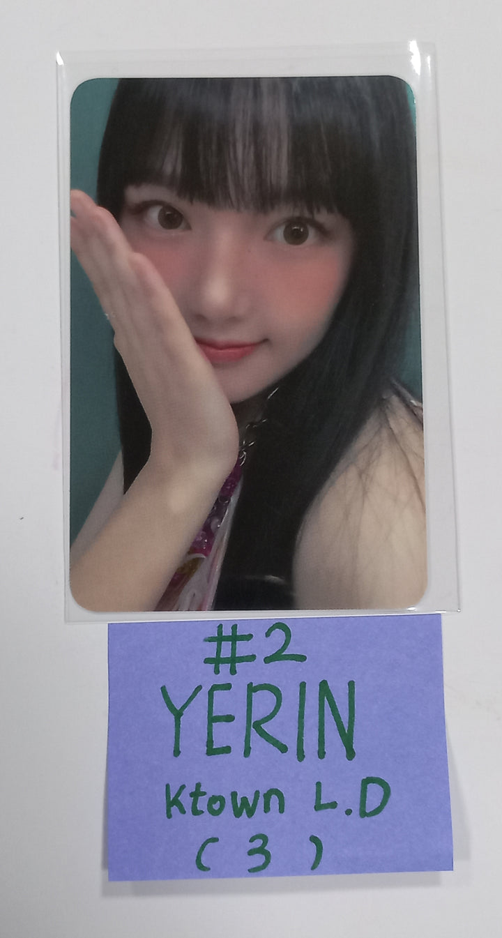 YERIN "Ready, Set, LOVE" - Ktown4U Lucky Draw Event Photocard, Drink Event Photocard [23.08.24] - HALLYUSUPERSTORE