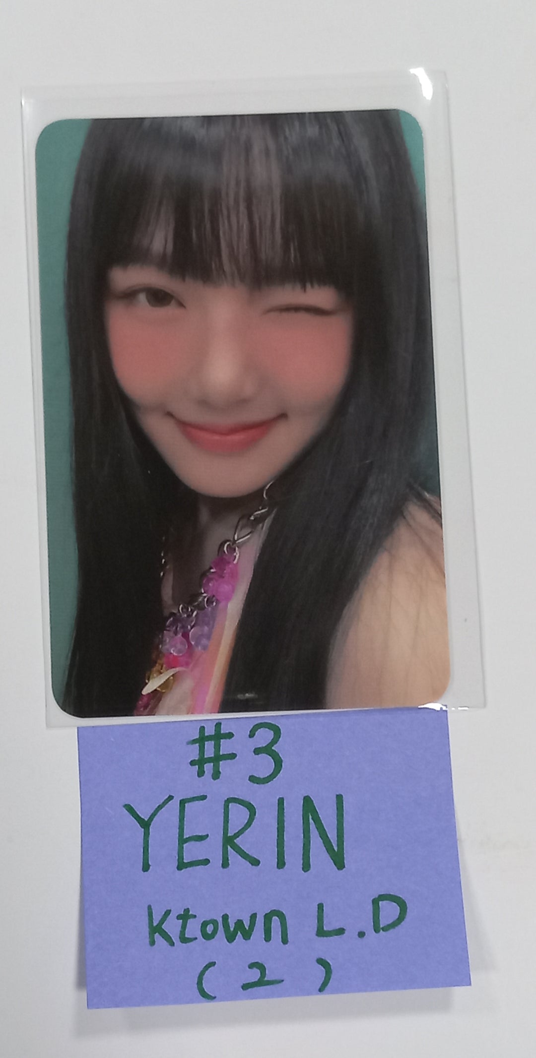 YERIN "Ready, Set, LOVE" - Ktown4U Lucky Draw Event Photocard, Drink Event Photocard [23.08.24] - HALLYUSUPERSTORE