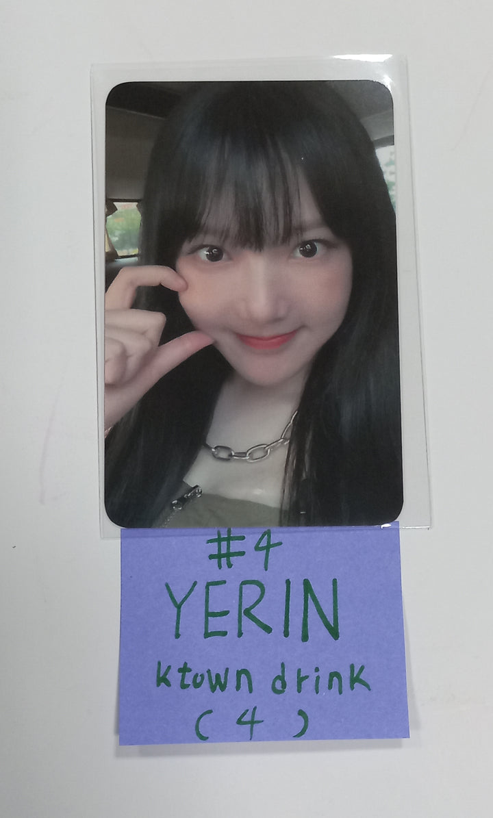 YERIN "Ready, Set, LOVE" - Ktown4U Lucky Draw Event Photocard, Drink Event Photocard [23.08.24] - HALLYUSUPERSTORE