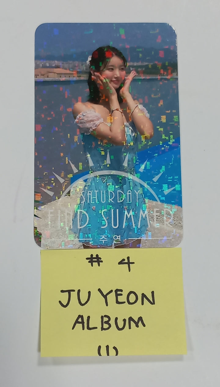 SATURDAY "Find Summer" - Afreeca TV "Making My Favorite I-dol project" - Hand Autographed(Signed) Album &amp; Paper + Event Photocard + Official Photocard [23.08.24] - HALLYUSUPERSTORE