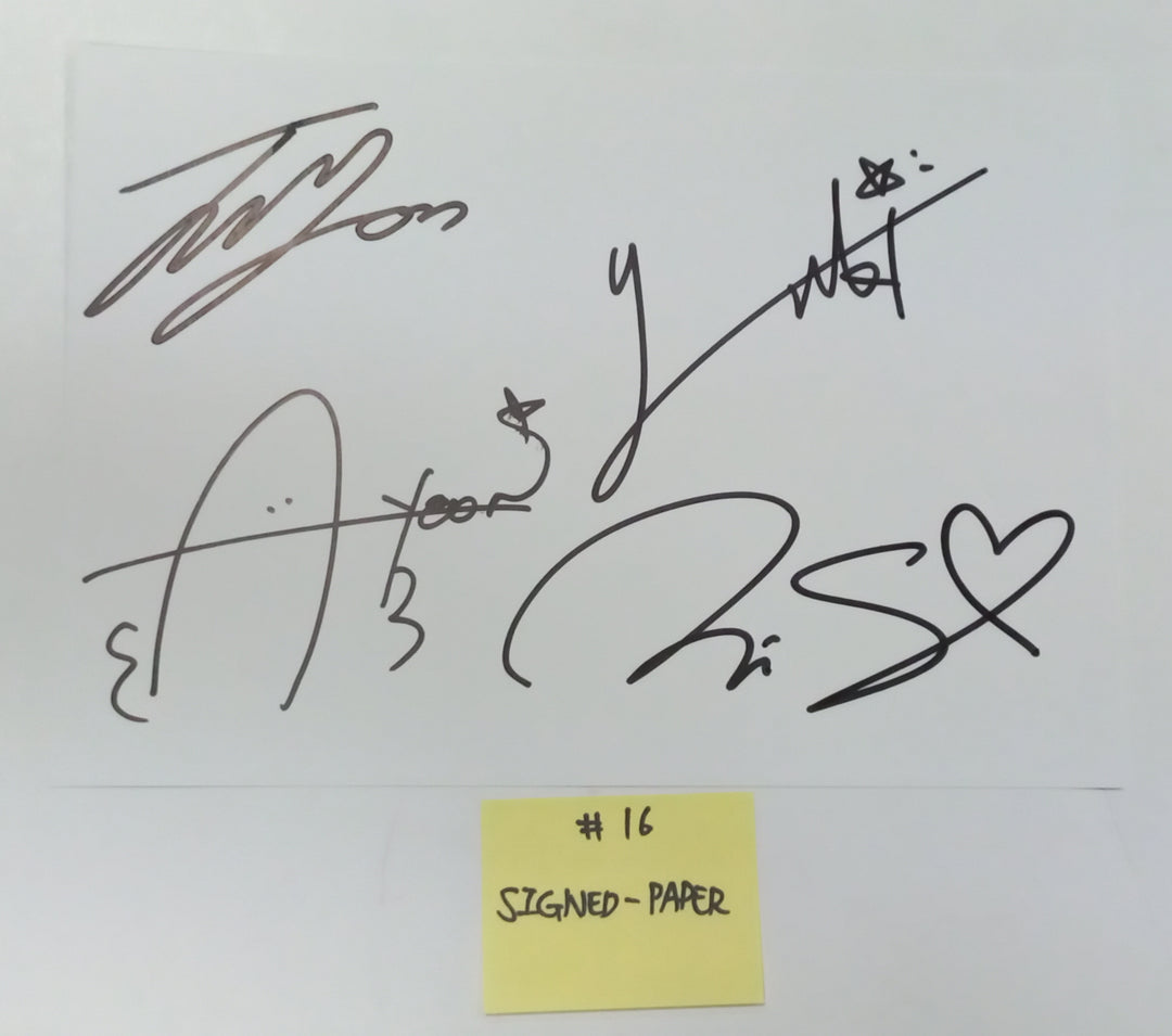 SATURDAY "Find Summer" - Afreeca TV "Making My Favorite I-dol project" - Hand Autographed(Signed) Album &amp; Paper + Event Photocard + Official Photocard [23.08.24] - HALLYUSUPERSTORE