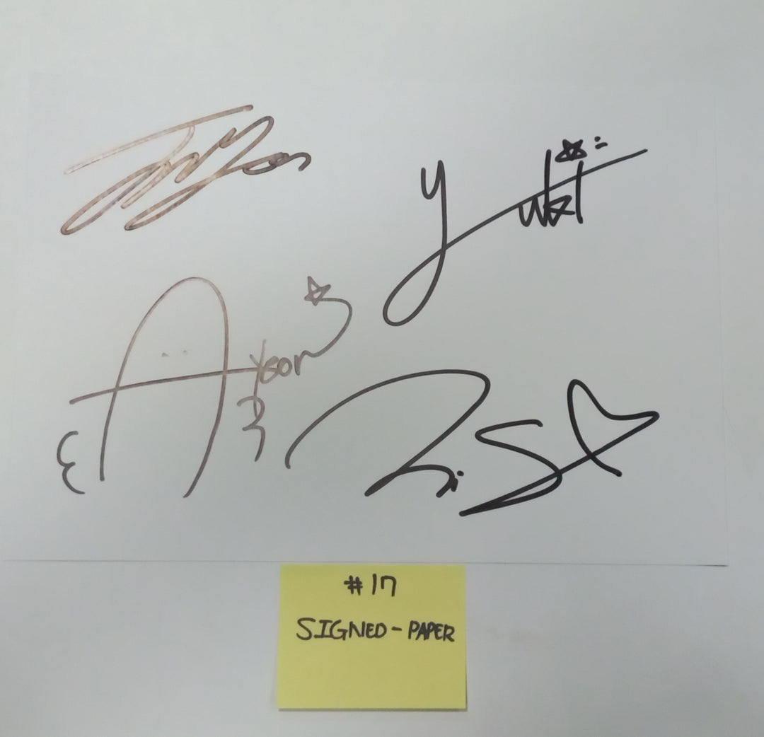 SATURDAY "Find Summer" - Afreeca TV "Making My Favorite I-dol project" - Hand Autographed(Signed) Album &amp; Paper + Event Photocard + Official Photocard [23.08.24] - HALLYUSUPERSTORE