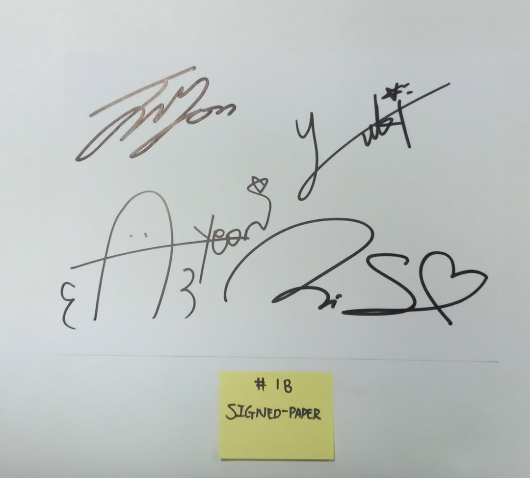 SATURDAY "Find Summer" - Afreeca TV "Making My Favorite I-dol project" - Hand Autographed(Signed) Album &amp; Paper + Event Photocard + Official Photocard [23.08.24] - HALLYUSUPERSTORE
