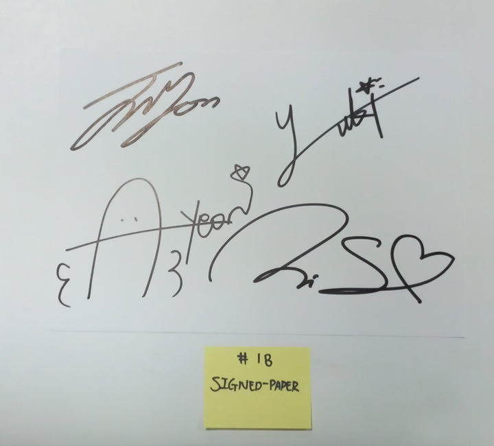 SATURDAY "Find Summer" - Afreeca TV "Making My Favorite I-dol project" - Hand Autographed(Signed) Album &amp; Paper + Event Photocard + Official Photocard [23.08.24] - HALLYUSUPERSTORE