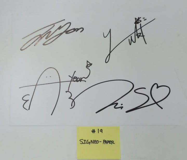 SATURDAY "Find Summer" - Afreeca TV "Making My Favorite I-dol project" - Hand Autographed(Signed) Album &amp; Paper + Event Photocard + Official Photocard [23.08.24] - HALLYUSUPERSTORE