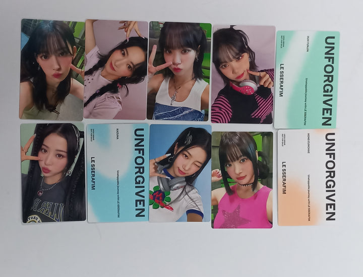 LE SSERAFIM "UNFORGIVEN" JAPAN 2nd Single - Official Photocard [Solo Jacket Ver] [23.08.25] - HALLYUSUPERSTORE