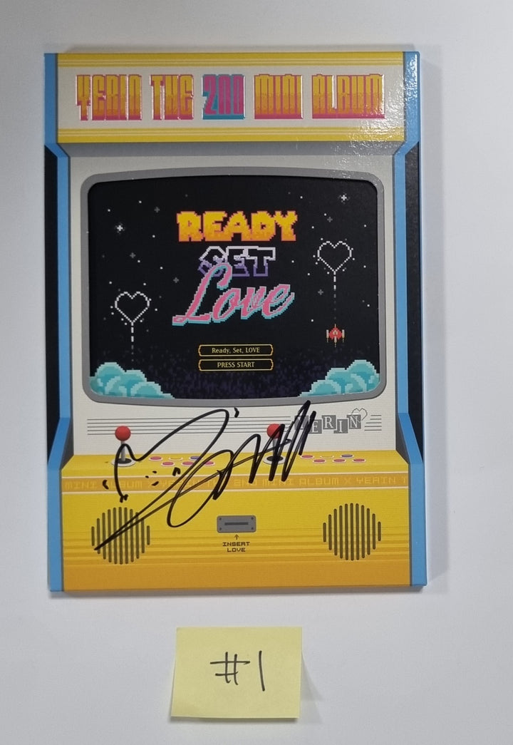 YERIN "Ready, Set, LOVE" - Hand Autographed(Signed) Album [23.08.25] - HALLYUSUPERSTORE