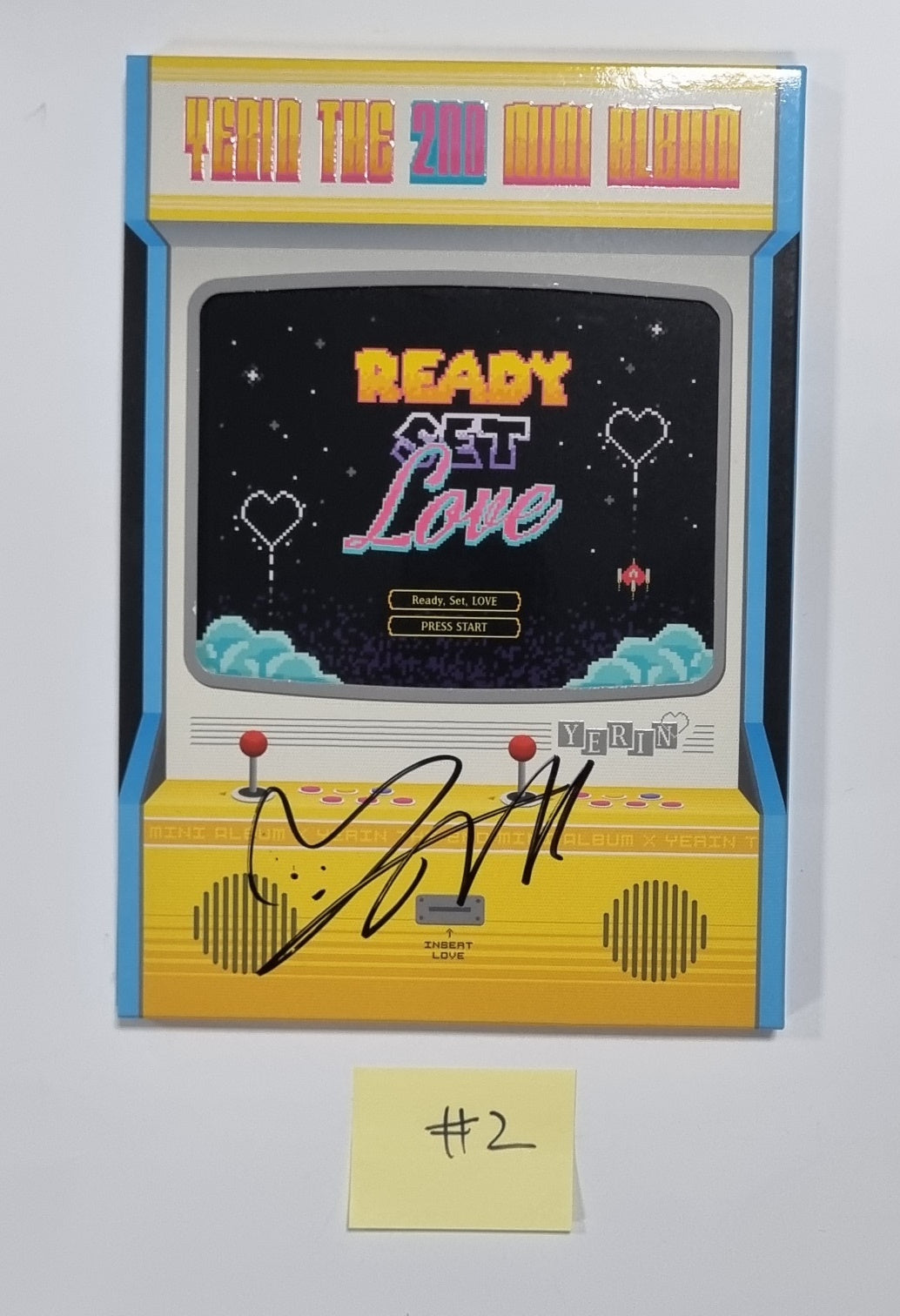 YERIN "Ready, Set, LOVE" - Hand Autographed(Signed) Album [23.08.25] - HALLYUSUPERSTORE