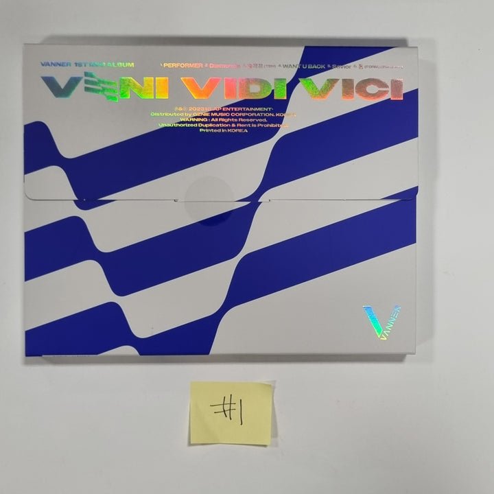 VANNER "VENI VIDI VICI" - Hand Autographed(Signed) Promo Album [23.08.25] - HALLYUSUPERSTORE