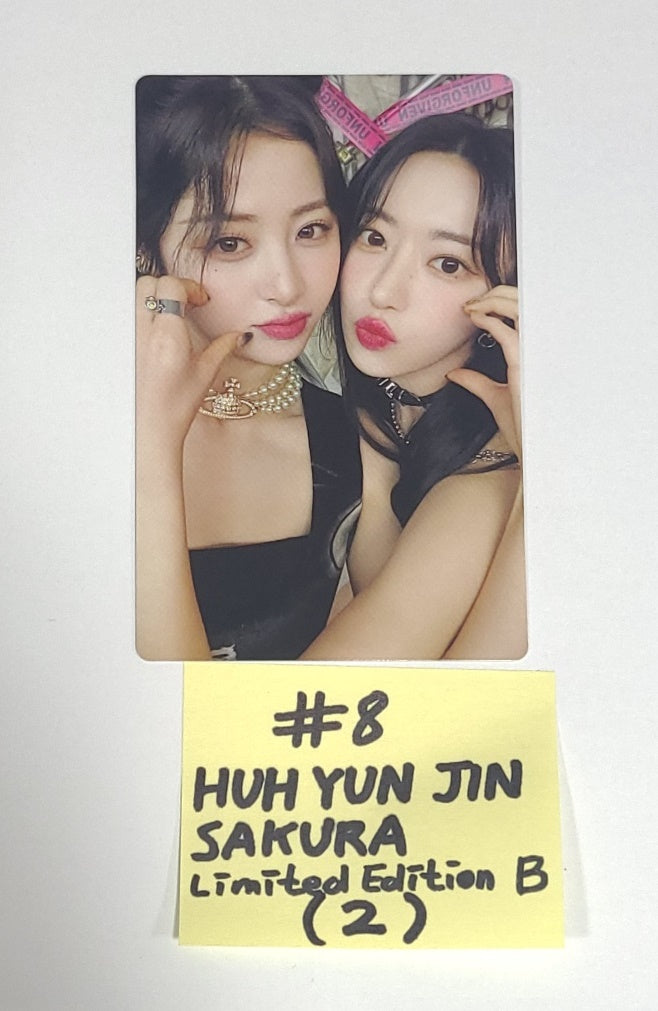 LE SSERAFIM "UNFORGIVEN" JAPAN 2nd Single - Official Photocard [Limited A,B Standard Ver.] [23.08.25] - HALLYUSUPERSTORE