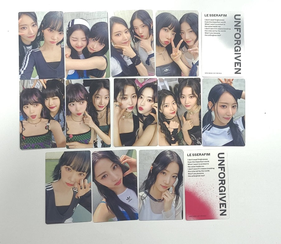 LE SSERAFIM "UNFORGIVEN" JAPAN 2nd Single - Official Photocard [Limited A,B Standard Ver.] [23.08.25] - HALLYUSUPERSTORE