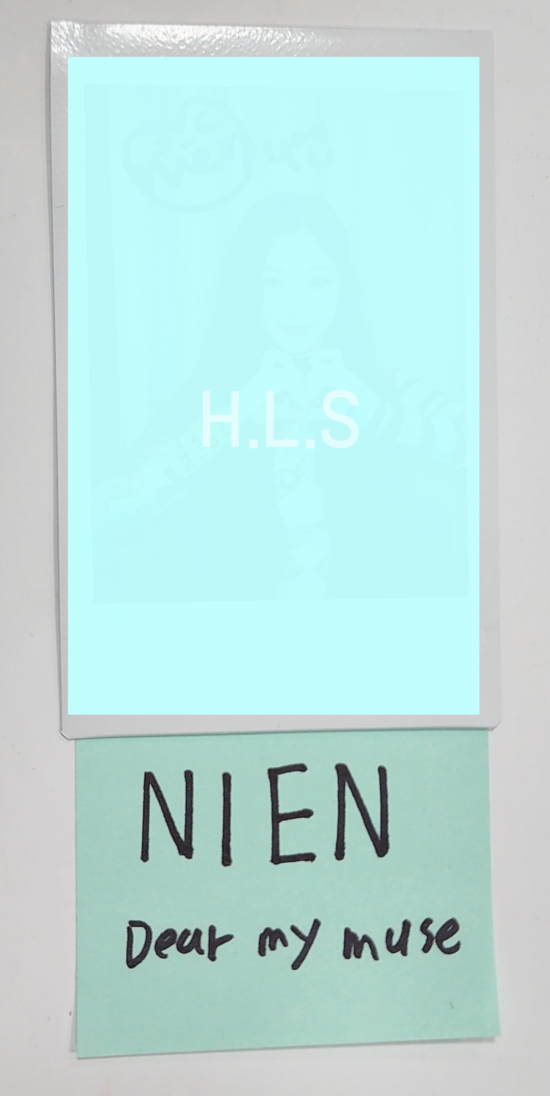NIEN (Of TripleS) "LOVElution : MUHAN" - Hand Autographed(Signed) Polaroid [23.08.28] - HALLYUSUPERSTORE