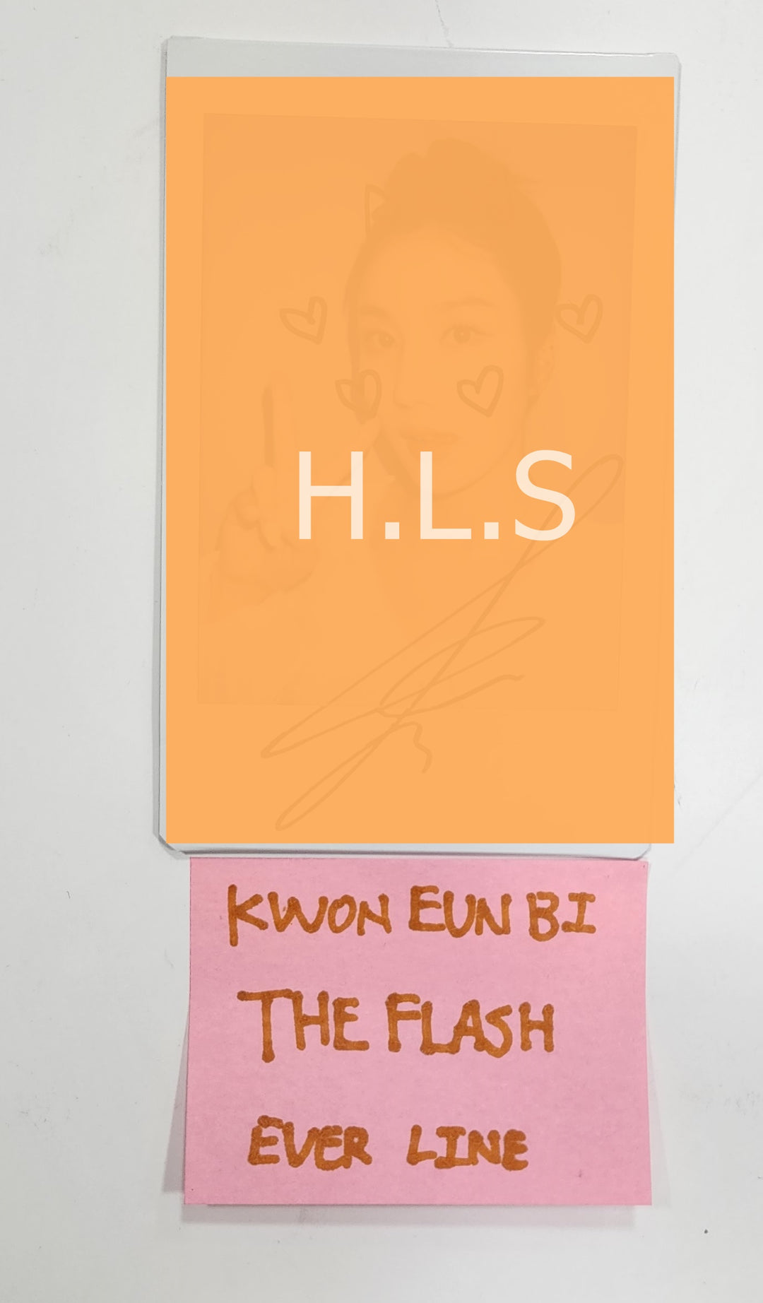 Kwon Eunbi 1st single "The Flash" - Hand Autographed(Signed) Polaroid [23.08.29] - HALLYUSUPERSTORE
