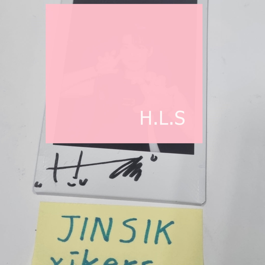 JINSIK (Of Xikers) "HOUSE OF TRICKY : How to Play" - Hand Autographed(Signed) Polaroid [23.08.29] - HALLYUSUPERSTORE