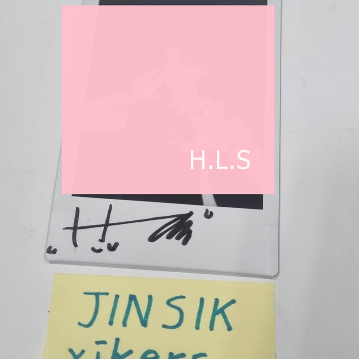 JINSIK (Of Xikers) "HOUSE OF TRICKY : How to Play" - Hand Autographed(Signed) Polaroid [23.08.29] - HALLYUSUPERSTORE