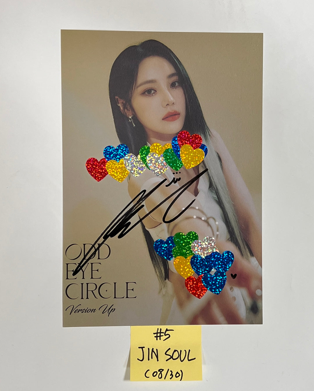 ODD EYE CIRCLE "Version Up" - A Cut Page From Fansign Event Album [23.08.30] - HALLYUSUPERSTORE