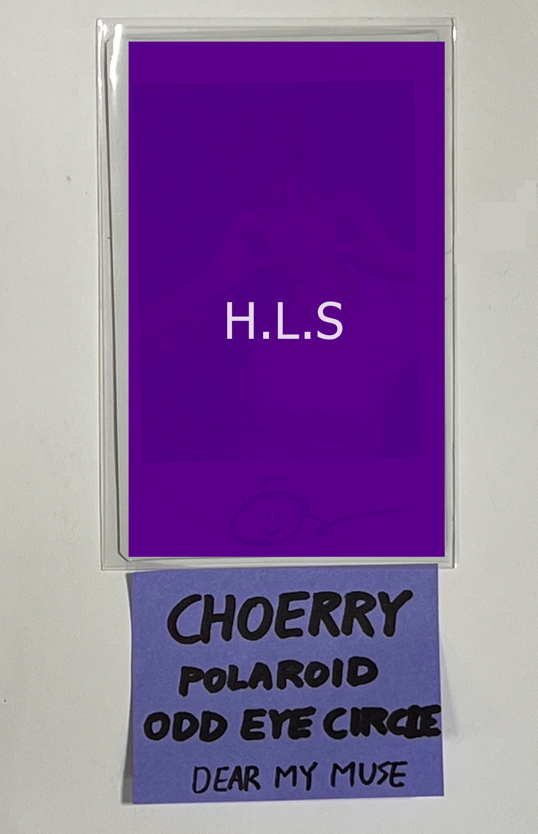 Choerry (Of ODD EYE CIRCLE) "Version Up"- Hand Autographed(Signed) Polaroid + 4 Cut Photo [23.08.30] - HALLYUSUPERSTORE