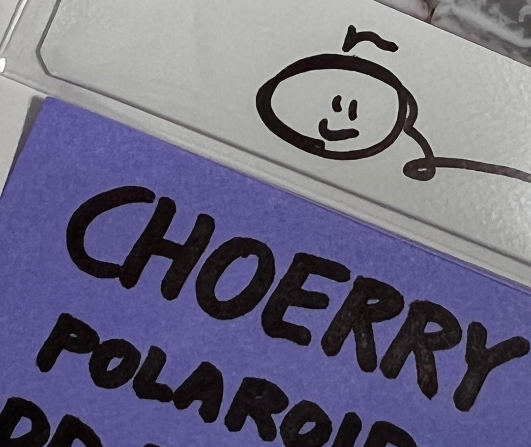 Choerry (Of ODD EYE CIRCLE) "Version Up"- Hand Autographed(Signed) Polaroid + 4 Cut Photo [23.08.30] - HALLYUSUPERSTORE