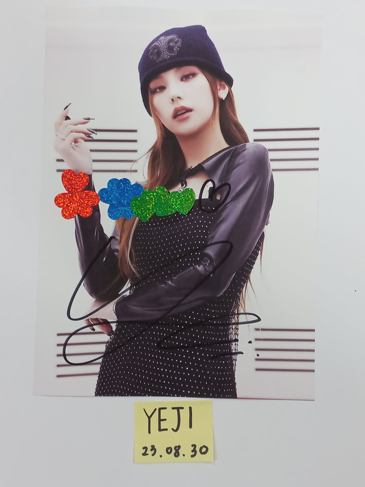 ITZY "KILL MY DOUBT" - A Cut Page From Fansign Event Album [23.08.30] - HALLYUSUPERSTORE