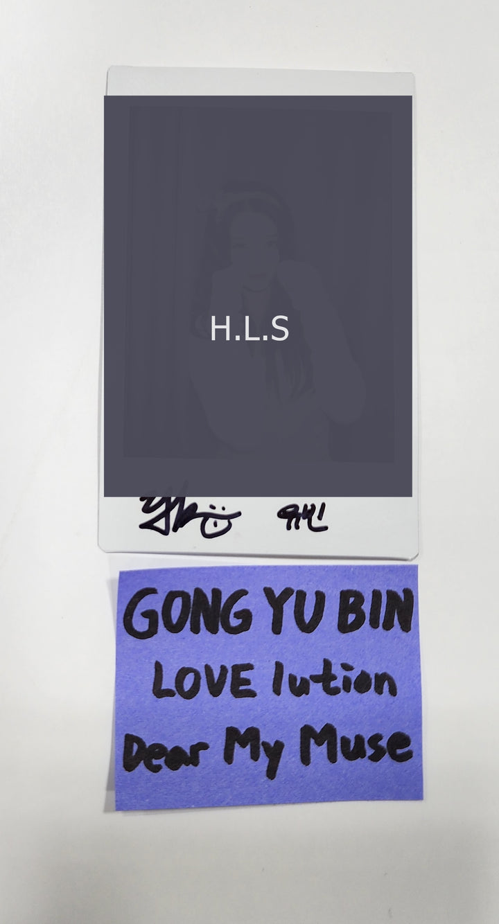 GONG YUBIN (Of TripleS) "LOVElution : MUHAN" -  Hand Autographed(Signed) Polaroid [23.09.04] - HALLYUSUPERSTORE
