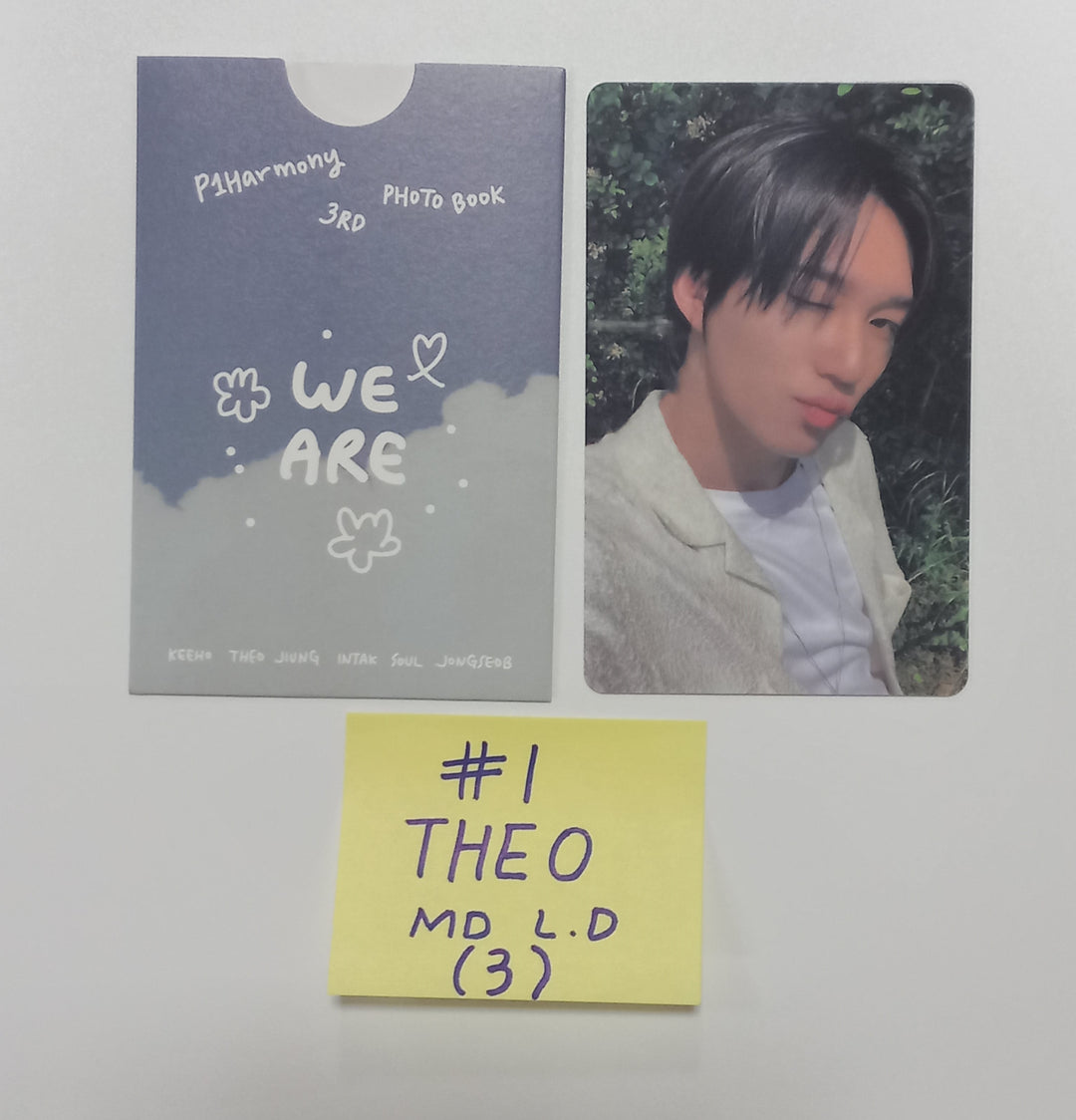 P1Harmony "WE ARE" 3rd PHOTO BOOK - Official Lucky Draw PVC Photocard [23.09.05] - HALLYUSUPERSTORE