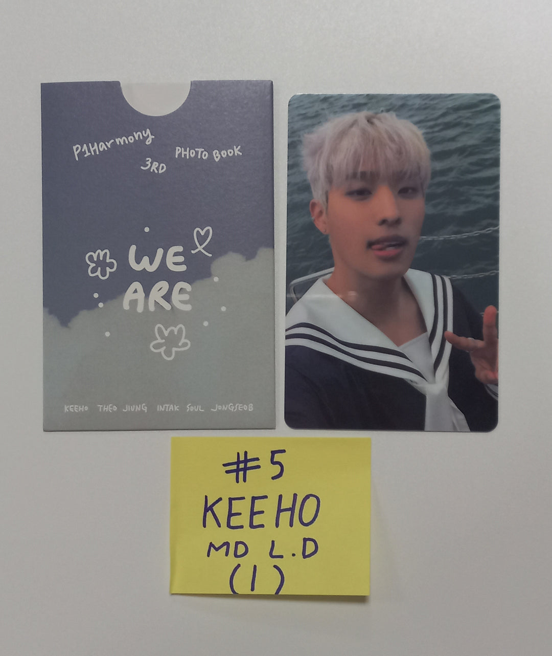 P1Harmony "WE ARE" 3rd PHOTO BOOK - Official Lucky Draw PVC Photocard [23.09.05] - HALLYUSUPERSTORE