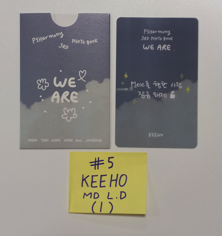 P1Harmony "WE ARE" 3rd PHOTO BOOK - Official Lucky Draw PVC Photocard [23.09.05] - HALLYUSUPERSTORE
