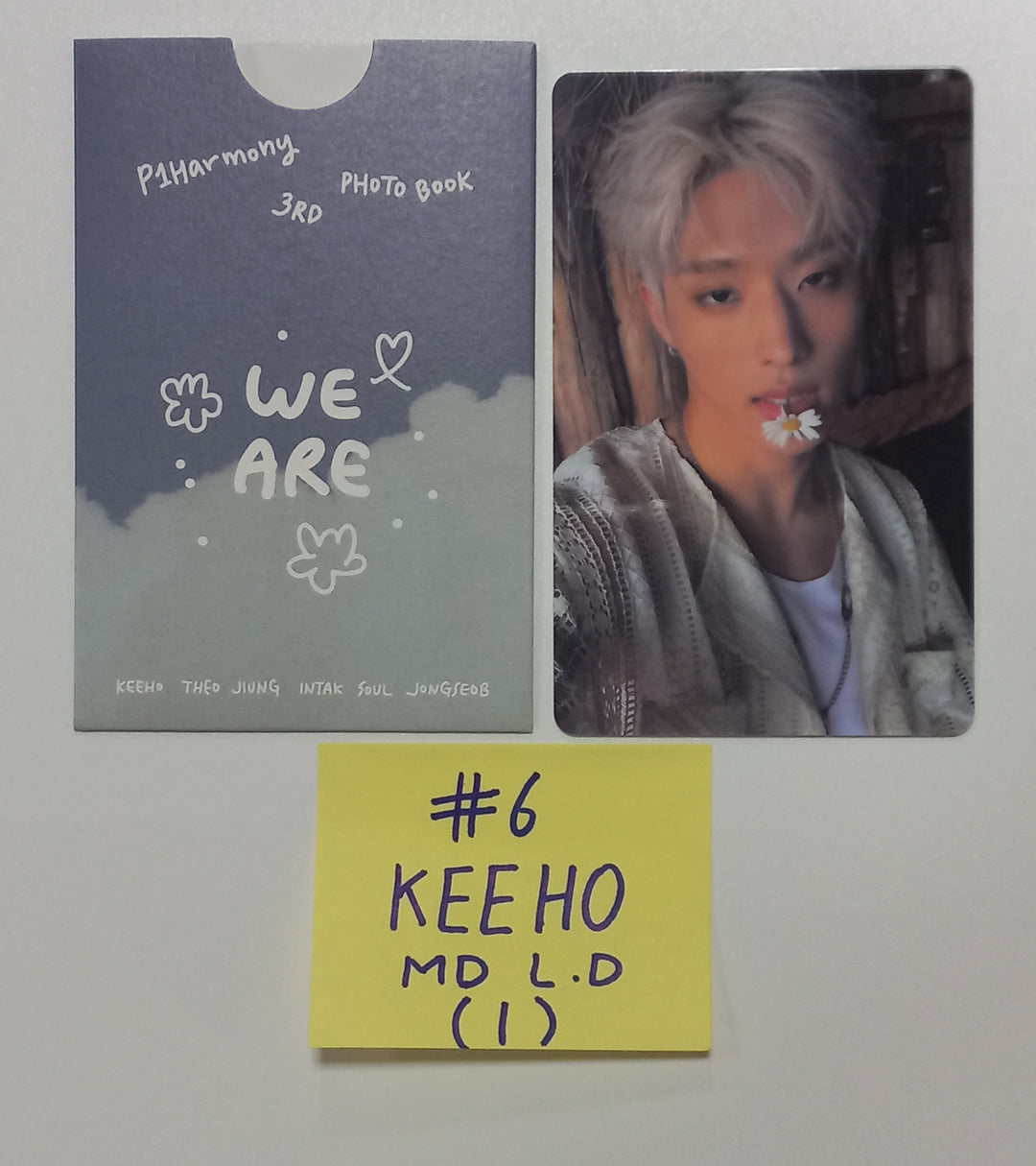 P1Harmony "WE ARE" 3rd PHOTO BOOK - Official Lucky Draw PVC Photocard [23.09.05] - HALLYUSUPERSTORE