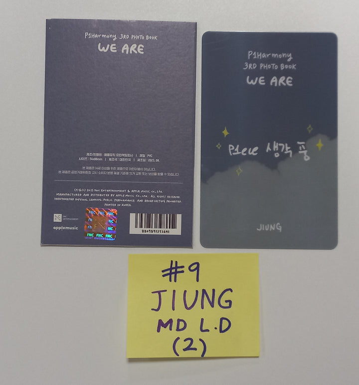 P1Harmony "WE ARE" 3rd PHOTO BOOK - Official Lucky Draw PVC Photocard [23.09.05] - HALLYUSUPERSTORE
