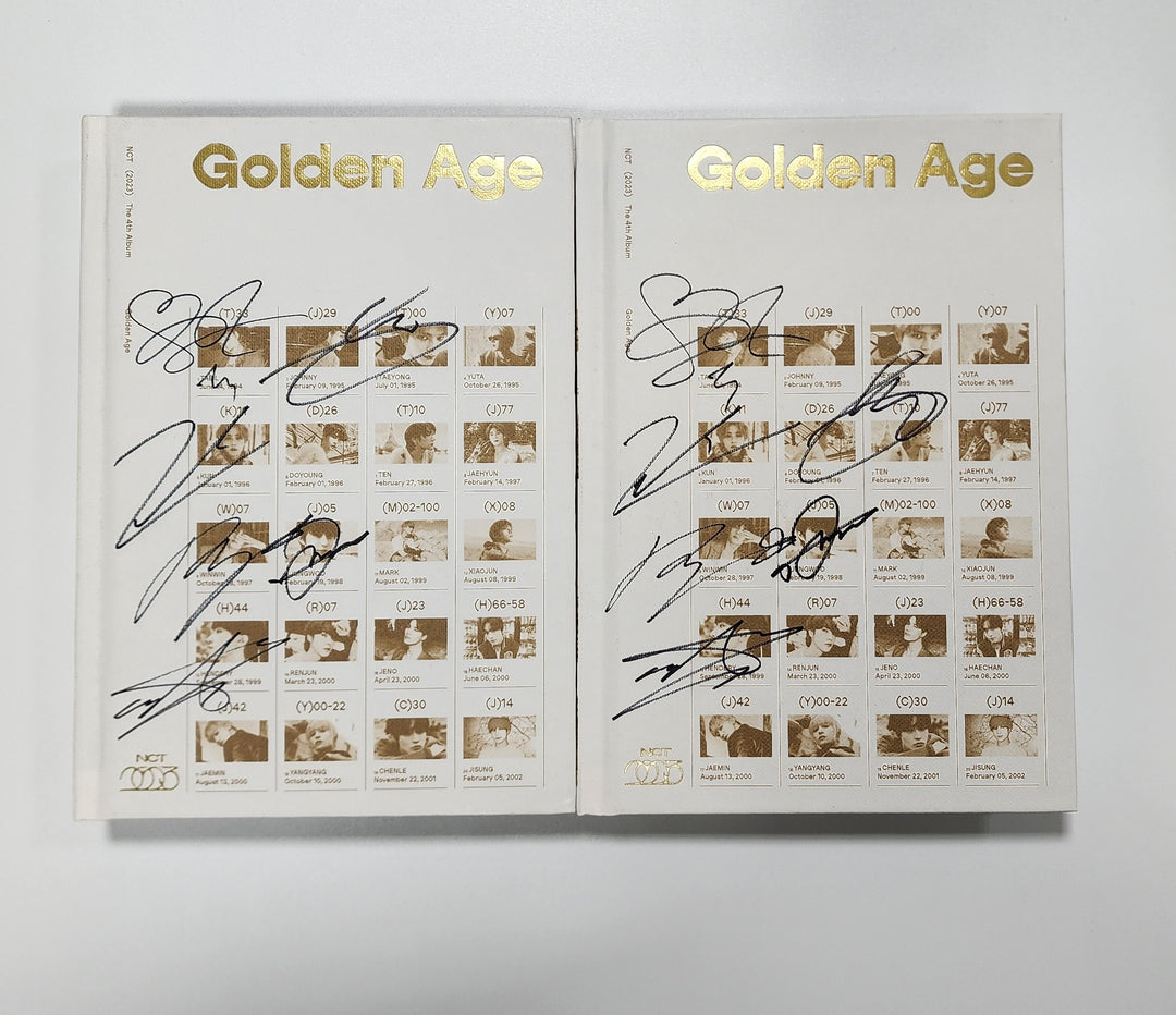 NCT "Golden Age" - Hand Autographed(Signed) Promo Album [23.09.05] - HALLYUSUPERSTORE