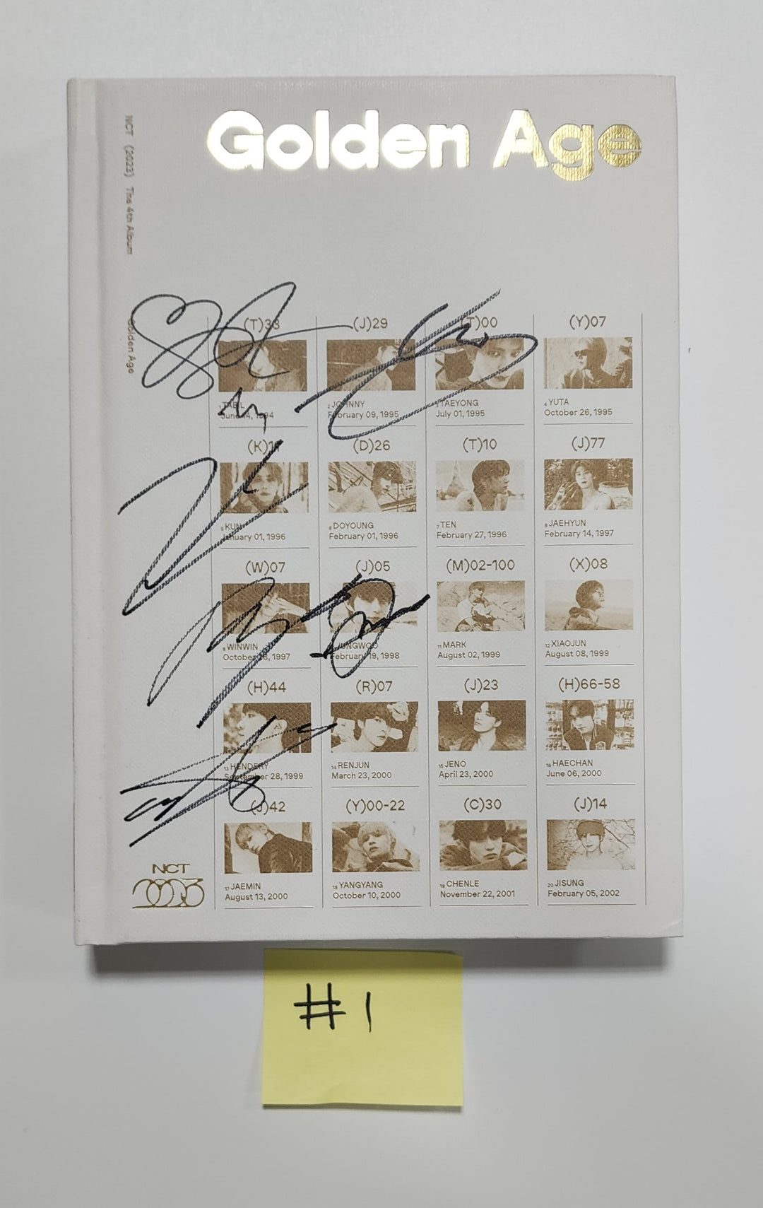 NCT "Golden Age" - Hand Autographed(Signed) Promo Album [23.09.05] - HALLYUSUPERSTORE